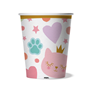Cat Princess 250ml Paper Cups 8pk