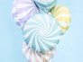 Light Blue Candy Swirl 18" Foil Balloon