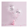 Let's Party & Yay Pastel Confetti Filled 12" Latex Balloons 5pk