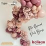 Kalisan Retro 18" Rosewood Latex Balloons 25pk
