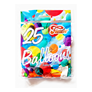 25 Assorted Latex Balloons in Retail Display box