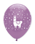 Llama Assorted Colour 12" Latex Balloons 6pk