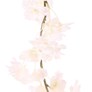 White Blossom Flower Garland 2.1M
