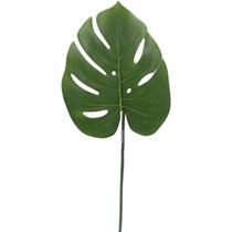 Mid Green Monstera Leaf 55cm