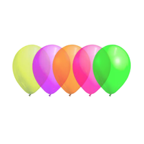 Neon Assorted 12" Latex Balloons 100pk