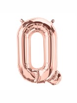 16" Letter Q Rose Gold Foil Balloon