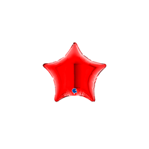 Grabo Red Star 4" Foil Balloon