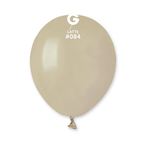 Gemar Standard Latte 5" Latex Balloons 100pk