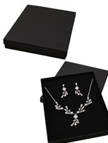 Black Necklace & Earring Gift Boxes 12pk