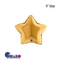 Grabo Gold Star 9" Foil Balloon