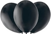 Decorative Black 10" Latex Balloons 100pk