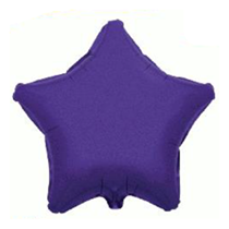 Purple 19" Star Foil Balloon