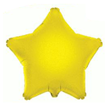 Yellow 19" Star Foil Balloon