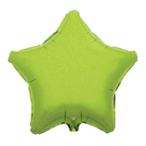 Lime Green 19" Star Foil Balloon