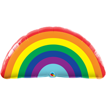 Bright Giant Rainbow 36" Foil Balloon