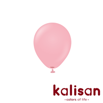 Kalisan Standard 5" Flamingo Pink Latex Balloons 100pk