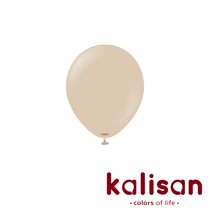 Kalisan 5" Standard Hazelnut Latex Balloon 100pk