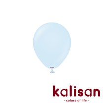 Kalisan Standard 5" Macaron Baby Blue Latex Balloons 100pk