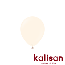 Kalisan Standard 5" Macaron Pale Salmon Latex Balloons 100pk