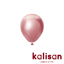 Kalisan 5" Mirror Pink Latex Balloons 100pk