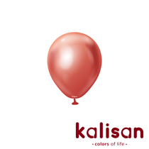 Kalisan 5" Mirror Red Latex Balloons 100pk
