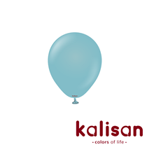 Kalisan Retro 5" Blue Glass Latex Balloons 100pk