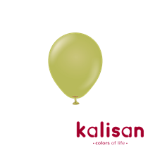 Kalisan Retro 5" Olive Latex Balloons 100pk