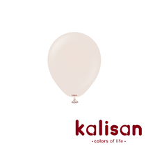 Kalisan Retro 5" White Sand Latex Balloons 100pk