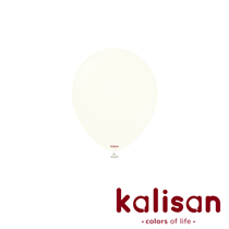 Kalisan 5" Retro White Latex Balloon 100pk
