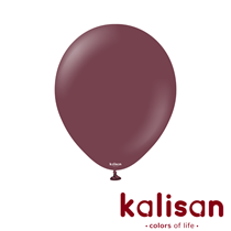 Kalisan 12" Burgundy Latex Balloons 100pk