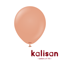 Kalisan 12" Standard Clay Pink Latex Balloons 100pk