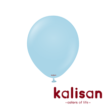 Kalisan Standard 12" Macaron Blue Latex Balloons 100pk