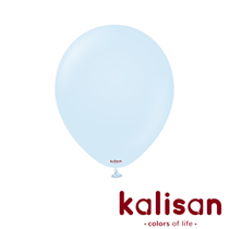 Kalisan Standard 12" Macaron Baby Blue Latex Balloons 100pk