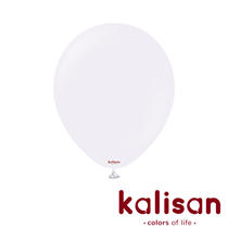 Kalisan Standard 12" Macaron Pale Lilac Latex Balloons 100pk