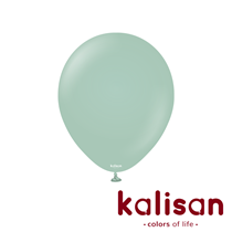 Kalisan Retro 12" Winter Green Latex Balloons 100pk