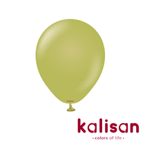 Kalisan Retro 12" Olive Latex Balloons 100pk