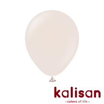 Kalisan Retro 12" White Sand Latex Balloons 100pk