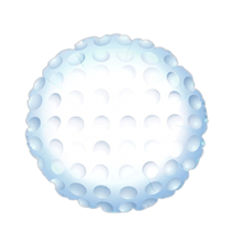 Golf Ball 17" Single Foil Balloon (Loose)
