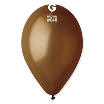 Gemar Standard Brown 12" Latex Balloons 100pk