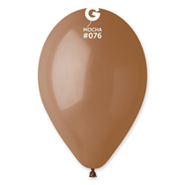 Gemar Standard Mocha 12" Latex Balloons 50pk
