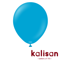 Kalisan Standard 18" Caribbean Blue Latex Balloons 25pk