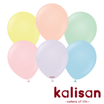 Kalisan Standard 18" Macaron Mix Latex Balloons 25pk