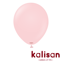 Kalisan Standard 18" Macaron Pink Latex Balloons 25pk