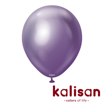 Kalisan 18" Mirror Violet Latex Balloons 25pk
