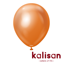 Kalisan 18" Mirror Copper Latex Balloons 25pk