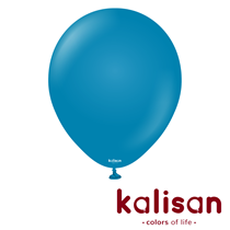 Kalisan Retro 18" Deep Blue Latex Balloons 25pk