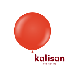 Kalisan Standard 24" Red Latex Balloons 2pk