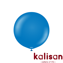 Kalisan Standard 24" Blue Latex Balloons 2pk