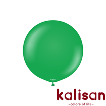 Kalisan Standard 24" Green Latex Balloons 2pk