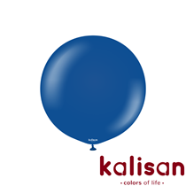 Kalisan Standard 24" Dark Blue Latex Balloons 2pk